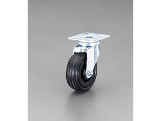 ●仕様：自在車輪（ストッパー無し）●車輪径×幅：１２５×２５ｍｍ●耐荷重：７５ｋｇ●全高：１６１ｍｍ●重量：０．７６５ｋｇ●耐熱温度：−２０〜６０℃●材質：金具：スチール（亜鉛メッキ）、車輪：ソリッド