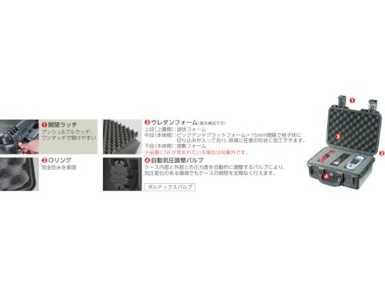 PELICAN ストーム IM2450 フォームなし 黒 488×386×229 4206819が