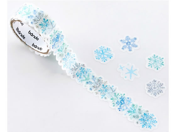 bande マスキングロールステッカー 雪のきらめき BDA707