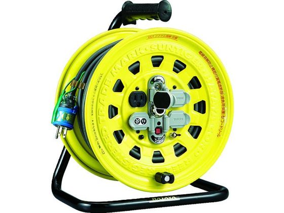 ハタヤ サンタイガーリール 単相100V型30m 温度センサー・アースチェック付 TBG-301KGX ハタヤ サンタイガーリール 単相100V型30m 温度センサー・アースチェック付 TBG-301KGX