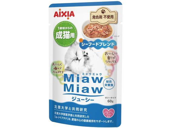 アイシア MiawMiaw シーフードブレンド 60g MJ-6