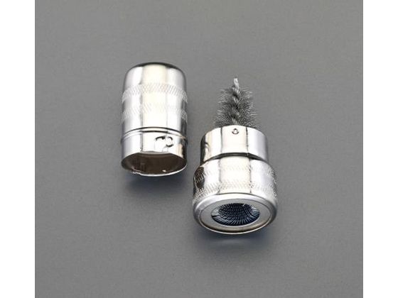 ●用途：バッテリーターミナル、ポストの洗浄に。●ブラシとポスト入口がついています。●材質：本体：メタル●収納サイズ：３８×８０ｍｍ●ポスト穴径：φ１５ｍｍ●ブラシ長：３５ｍｍ