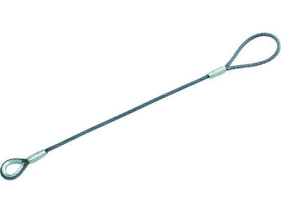 TRUSCO ワイヤロープスリング Bタイプ アルミロック 12mm×1m