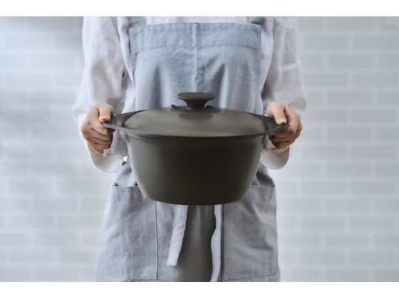 アイリスオーヤマ 無加水鍋 24cm チャコールグレー MKS-24が6,925円