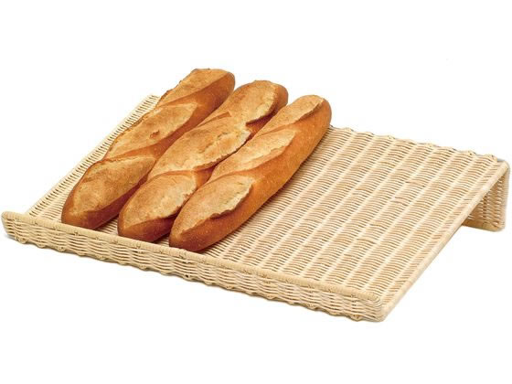 萬洋 籐製 フランスパンスタンド 横置浅型 16-701 5359500