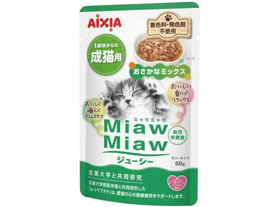 アイシア MiawMiaw おさかなミックス 60g MJ-4