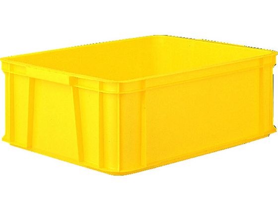ヒシ S型コンテナ 有効内寸660×500×234mm 黄 S-83