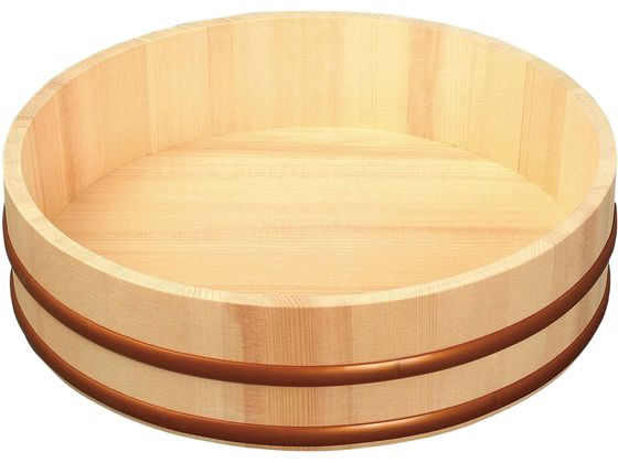 ヤマコー 天然木 寿司飯台 36cm 7合(85288)PPタガ 1998100