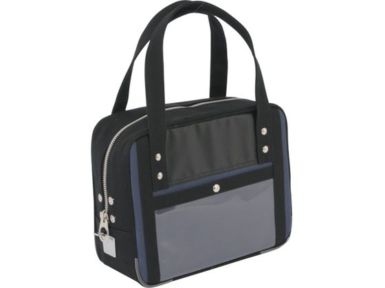 SANEI 帆布メール用ボストン(SS)馬蹄錠金具付 紺 BTSS-U-03 SANEI 帆布メール用ボストン(SS)馬蹄錠金具付 紺 BTSS-U-03