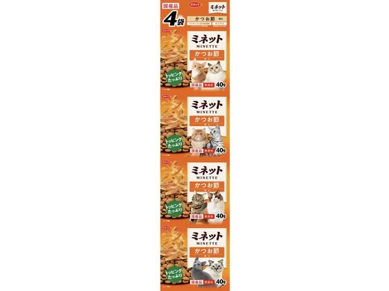 スマック ミネット 国産 かつお節添え 40g×4連