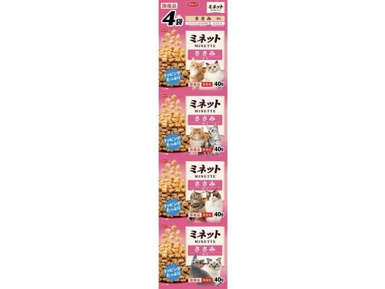 スマック ミネット ささみ添え 40g×4連 スマック ミネット ささみ添え 40g×4連