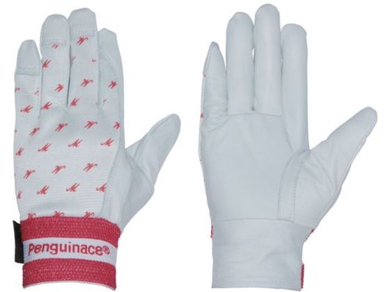 ペンギンエース 国産クレスト甲メリ・サイズプリント 白(M) TH-545