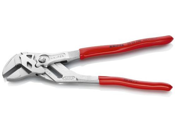 ●メーカー：ＫＮＩＰＥＸ（クニペックス）●型番：８６０３２５０●ハンドル：プラスチックコーティング●仕上げ：クロムメッキ●重量（ｇ）：４６５●全長（ｍｍ）：２６０●最大開口（ｍｍ）：５２●材質：クロー