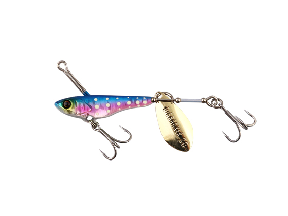 ジャッカル ビッグバッカースピン20g #ブルピン／グロードット