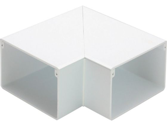 マサル エムケーダクト付属品 平面マガリ 6号 ホワイト MDM162