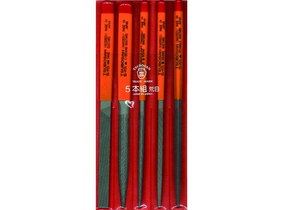 ツボサン 組ヤスリセット5本組 荒目 ST005-01 ツボサン 組ヤスリセット5本組 荒目 ST005-01