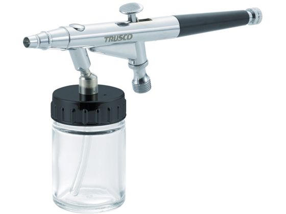 TRUSCO エアーブラシ 吸上カップタイプ ノズル径Φ0.2 TAB-02S-A TRUSCO エアーブラシ 吸上カップタイプ ノズル径Φ0.2 TAB-02S-A