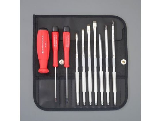 エスコ [+-]プラスマイナス ドライバーセット 差替式 EA550-20A