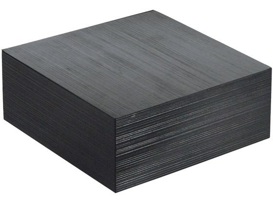 EBM 木製 千筋キューブ 黒 200×200×80mm