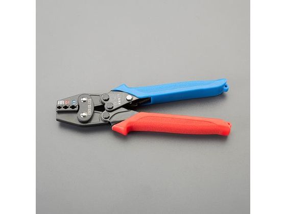 エスコ 圧着ペンチ 絶縁端子・スリーブ用 0.3-2.0mm2 EA538JD