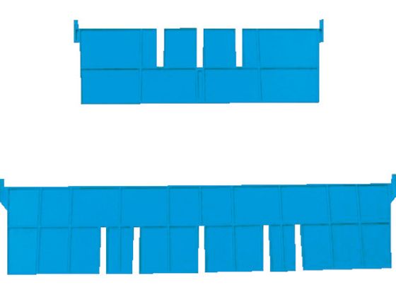 DIC F型コンテナF-4用短手仕切板:243×42 黄 F-4S