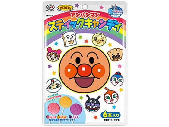不二家 アンパンマンスティックキャンディ6本 不二家 アンパンマンスティックキャンディ6本