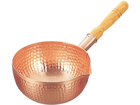 丸新銅器 銅 片手 ボーズ鍋 24cm(錫引無) 3027200