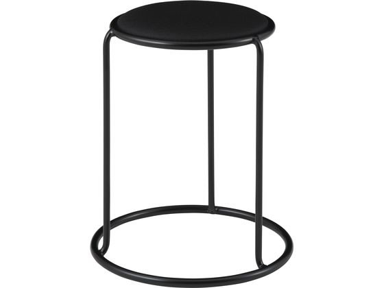 ライオン事務器 リングスツール ブラック LE-39R-BK ライオン事務器 リングスツール ブラック LE-39R-BK