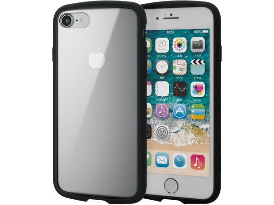 エレコム iPhone SE 第3世代 ケースTOUGH SLIM LITEフレームカラーBK エレコム iPhone SE 第3世代 ケースTOUGH SLIM LITEフレームカラーBK