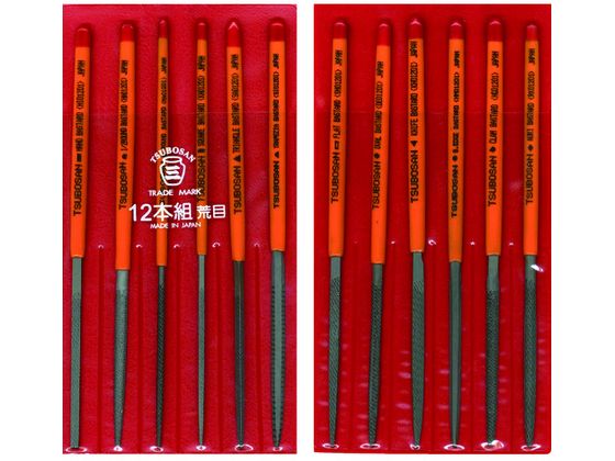 ツボサン 組ヤスリセット 12本組 荒目 ST012-01 ツボサン 組ヤスリセット 12本組 荒目 ST012-01