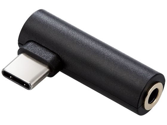 エレコム 音声変換アダプタ USB Type-C to 3.5mm DAC ブラック エレコム 音声変換アダプタ USB Type-C to 3.5mm DAC ブラック