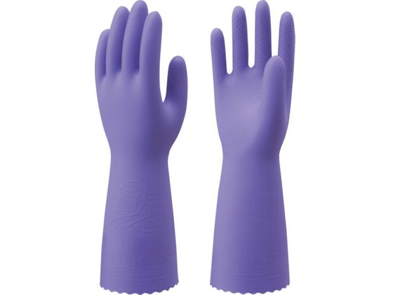 ショーワ 塩化ビニール手袋 No132ビニトップ厚手 紫 S