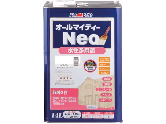 アトムサポート 水性オールマイティーネオ 14L ホワイト アトムサポート 水性オールマイティーネオ 14L ホワイト
