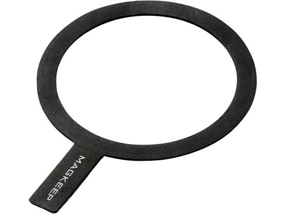 エレコム MagSafe 磁力ワイヤレス充電 シール ブラック AMS-MAGST2BK エレコム MagSafe 磁力ワイヤレス充電 シール ブラック AMS-MAGST2BK