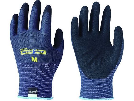 トワロン ニトリル背抜き手袋 アクティブグリップ M 10双