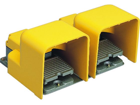 オジデン フットスイッチ産業用防雨形・シールドカバー付 定格6A-250VAC OFL-TW-SM2K