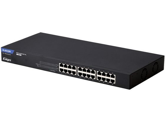 エレコム スイッチングハブ 24ポート PoE アンマネージ EHB-UG2D24F-PL エレコム スイッチングハブ 24ポート PoE アンマネージ EHB-UG2D24F-PL