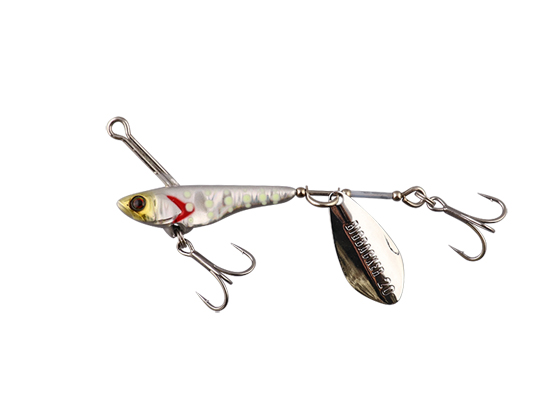 ジャッカル ビッグバッカースピン40g #マグマシルバー／グロードット