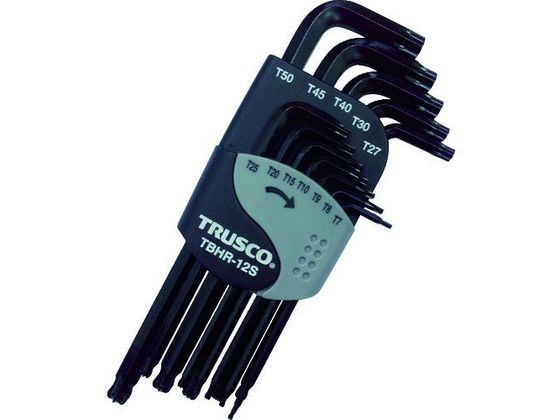 TRUSCO ボールポイントヘックスローブレンチセット(12本組)T7H〜T50 TBHR-12S TRUSCO ボールポイントヘックスローブレンチセット(12本組)T7H〜T50 TBHR-12S