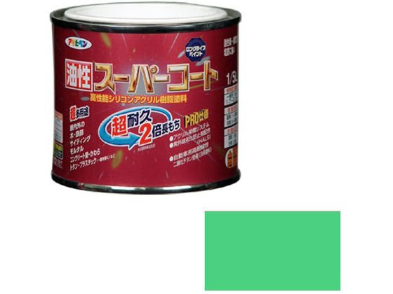 アサヒペン 油性スーパーコート 1／5L ライトグリーン