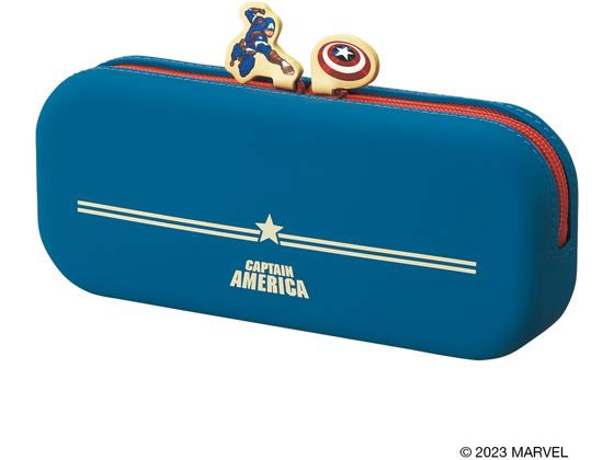 リヒトラブ MARVEL ファスナーポーチ キャプテンアメリカ MV7716-104 リヒトラブ MARVEL ファスナーポーチ キャプテンアメリカ MV7716-104