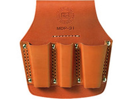 ●型番：MDP-31●色：茶●形状：ペンチ3丁差し●幅（mm）：180●奥行（mm）：35●高さ（mm）：190●ペンチ差し●牛革
