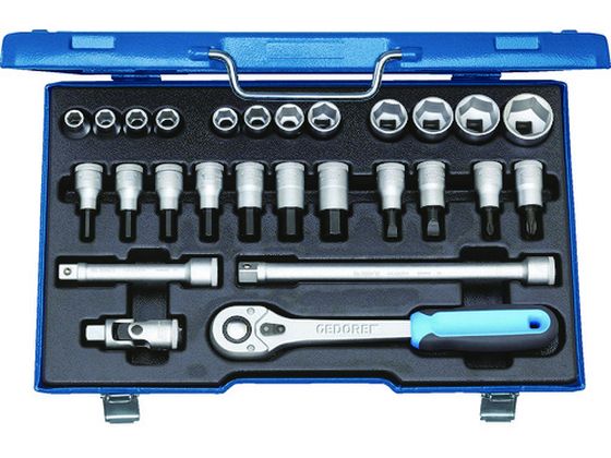 により】 ＧＥＤＯＲＥ 2545837 ソケットセット １／２ １９ＥＭＵ