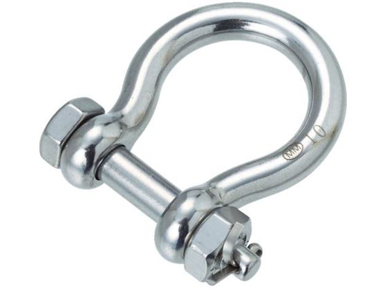 TRUSCO ステンレス オタフクボルト止めシャックル (1個=1袋) TOBS-8