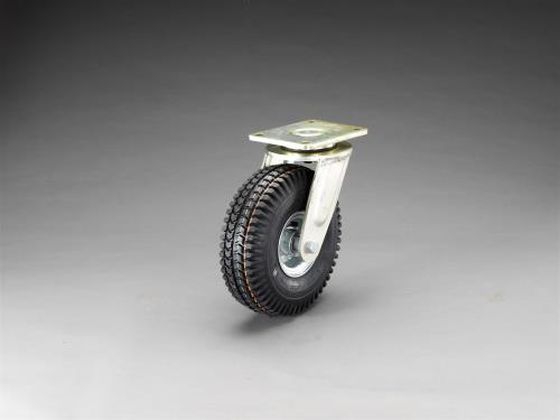 エスコ キャスター 自在金具 空気入車輪 310mm EA986KE-310