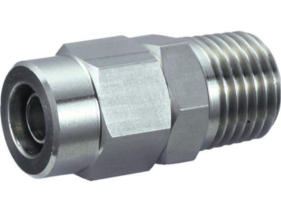 TRUSCO SUSメイルコネクタ 適用チューブ径12×10 ねじR3/8 TS12-03M TRUSCO SUSメイルコネクタ 適用チューブ径12×10 ねじR3/8 TS12-03M
