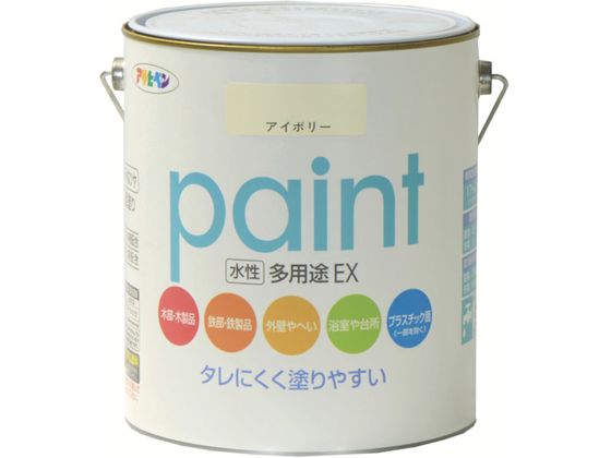 アサヒペン 水性多用途EX1.6L アイボリー