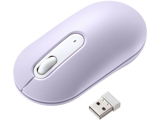 サンワサプライ 静音ワイヤレスマウス パープル MA-WBS327PP サンワサプライ 静音ワイヤレスマウス パープル MA-WBS327PP