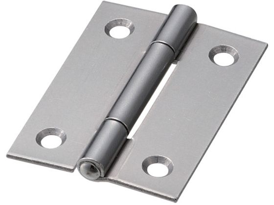 TRUSCO スチール製厚口蝶番 生地仕上げ 全長51mm 10個