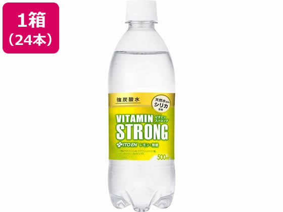 伊藤園 ビタミンストロング 強炭酸水 500ml×24本 伊藤園 ビタミンストロング 強炭酸水 500ml×24本